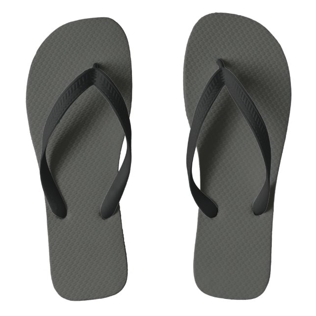 Tongs olive noire (couleur solide) (Semelle)