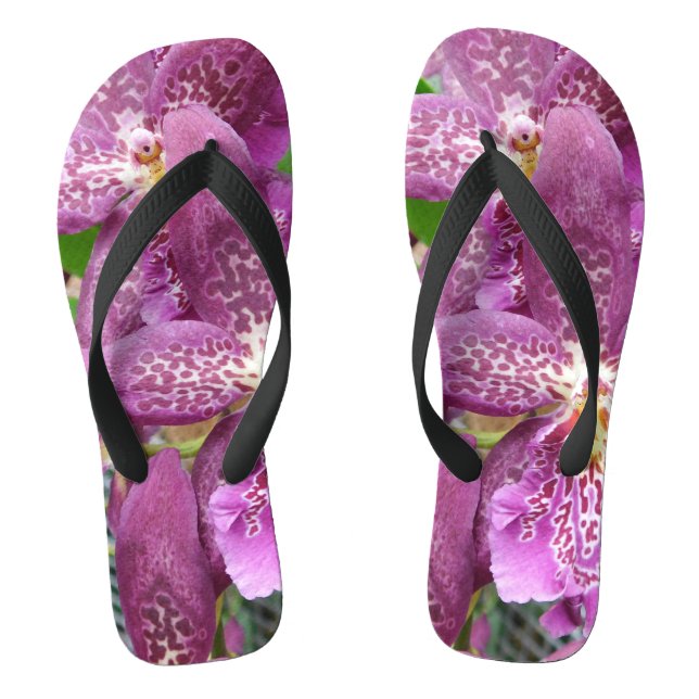 Tongs Orchidée violette (Semelle)