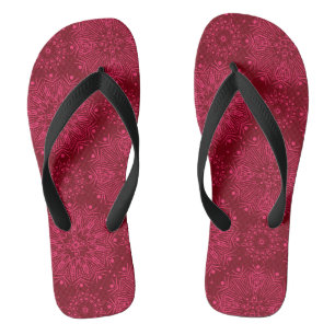 Tongs Ornement rouge