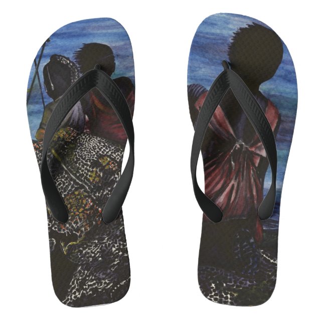 Tongs Où est papa ? L'île Harbour (Semelle)