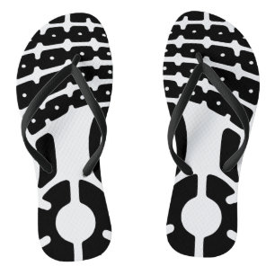 Tongs Paire d'empreinte sportive