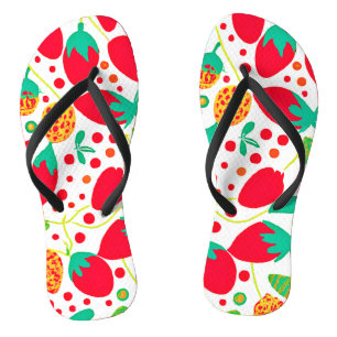 Tongs Palette de fruits Vivid Motif