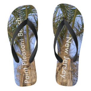 Tongs Palm Trees Point Plage Agréable New Jersey