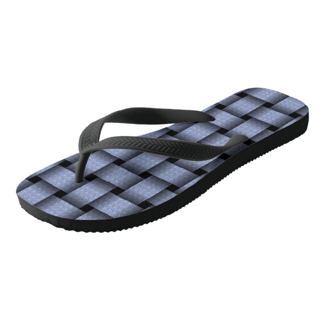 Tongs Panier bleu ciel (Incliné)