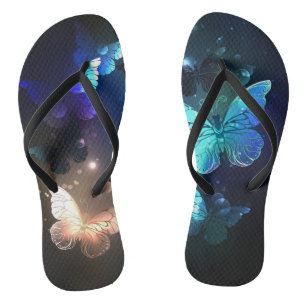 Tongs Papillon de nuit voltigeant