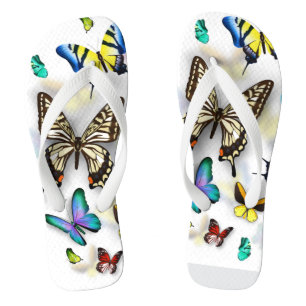 Tongs Papillons