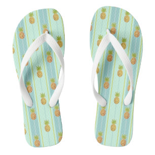 Tongs Parties scintillant adorable Ananas tropical avec