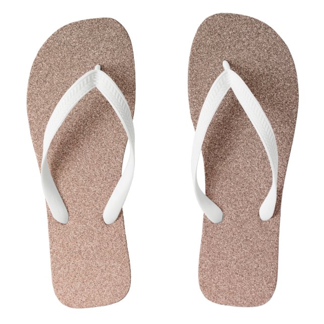 Tongs Parties scintillant de rayonnement Brown au chocol (Semelle)