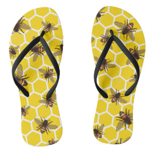 Tongs Partout abeilles sur des bascules électroniques d