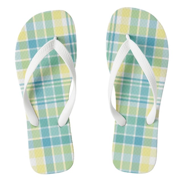 Tongs Pastel Plaid (Semelle)