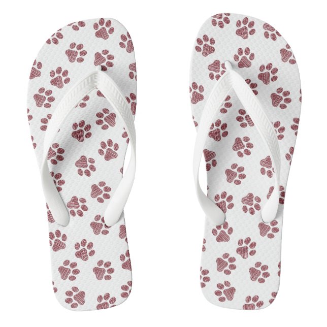 Tongs Patrouilles de Doodle, Paws de Chien, Paws De Bour (Semelle)
