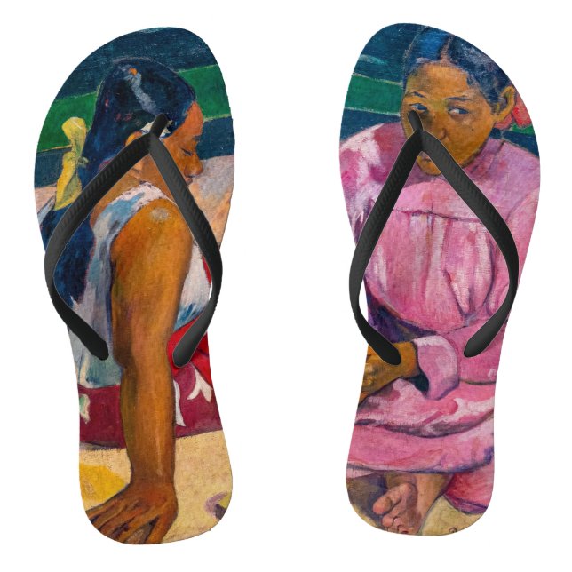 Tongs Paul Gauguin - Femmes tahitiennes sur la plage (Semelle)