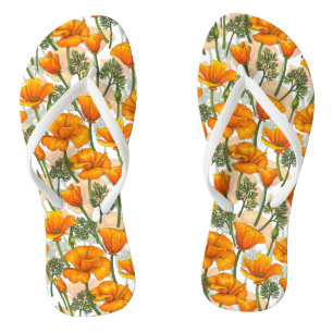 Tongs Pavot de Californie