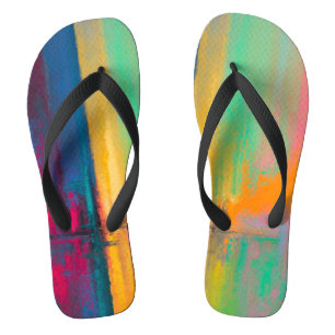 Tongs Peinture à éclaboussure