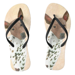 Tongs Peinture américaine sans poil Terrier - Chien Art