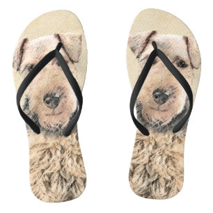 Tongs Peinture galloise Terrier - Cute Original Chien Ar