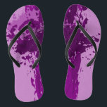 Tongs Peinture pourpre - Approvisionnement de la fête de<br><div class="desc">Les tongs d'approvisionnement de la fête de mariage en peinture violette font partie de la collection - Décor Mariage pourpre. L'offre de mariage violet toute la saison est idéale pour offrir des chaussures alternatives aux invités lors d'un mariage sur la plage. Customisez la teinte violette en modifiant la couleur de...</div>