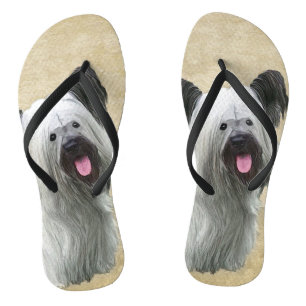 Tongs Peinture Skye Terrier - Cute Original Chien Art