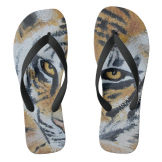 Tongs Peinture sur tigre