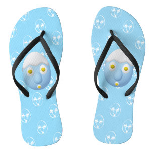 Tongs Personnage d'œuf original RG & RA Design mignon