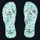 Tongs Personnalisé m. et mrs couple mariage flip flops<br><div class="desc">Personnalisé monsieur et mme couple mariage plage tongs flops. monogramme de fleurs de plage hawaïennes personnalisées mariages flipflops pour marié et marié ou invités. Soigné parti ensemble avec nom de famille ou monogramme personnalisé et motif floral Hibiscus tropical. Couleur arrière - plan et bracelet personnalisé pour lui et elle /...</div>