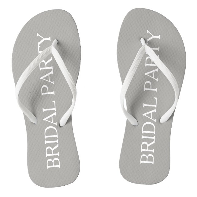Tongs Personnalisés Nom Cadeau de Mariage (Semelle)