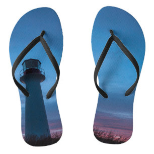 Tongs phare coucher de soleil
