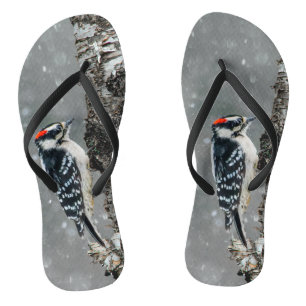 Tongs Pic Downy en neige - Photo originale