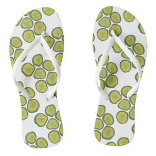Tongs Picker Chips Green Kosher Dill Pickle Chip Print