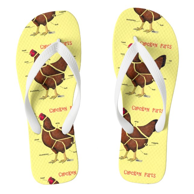 Tongs Pièces de poulet (Semelle)