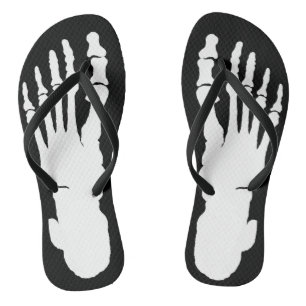 Tongs Pieds de squelette X-Ray