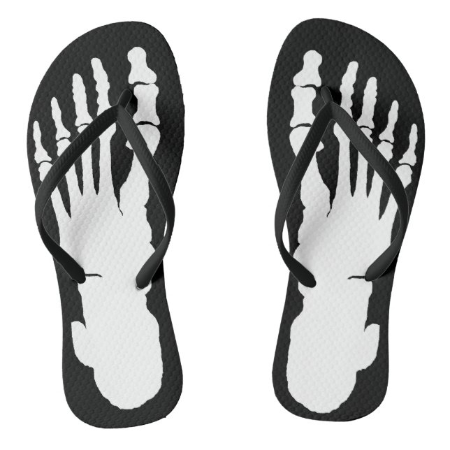 Tongs Pieds de squelette X-Ray (Semelle)