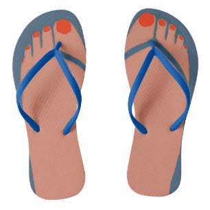 Tongs Pieds Nus, Jouets Rouges