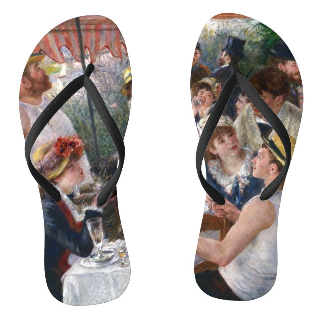 Tongs Pierre-Auguste Renoir - Déjeuner de la fête nautiq (Semelle)