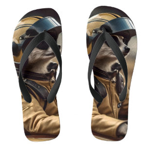 Tongs Pilote professionnel de course Meerkat, badge