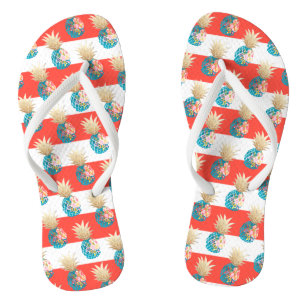 Tongs PixDezines Aloha Ananas+Frappes Flip Flops