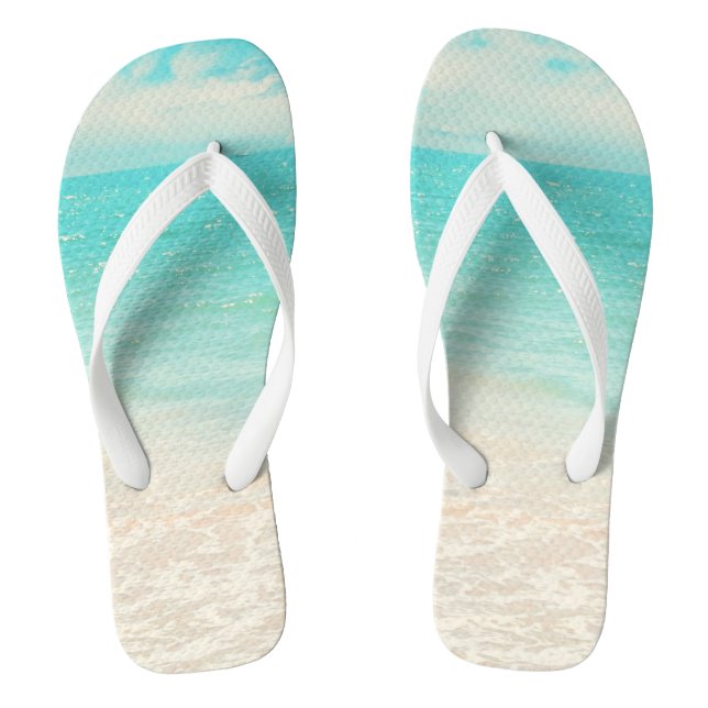 Tongs PixDezines Plage Tropicale (Semelle)
