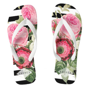 Tongs PixDezines REDOUTE ROSES ROSES ROSES, ANÉMONES, CL
