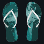 Tongs Plaque de peinture turquoise - Approvisionnement d<br><div class="desc">La plaque de peinture turquoise décore les tongs qui font partie du design mariage Splatter. L'accessoire de fête de mariage turquoise toute la saison est idéal pour offrir des chaussures alternatives aux invités d'un mariage de plage. La teinte turquoise-verte diffère-t-elle de celle que vous aviez envisagée ? Change-le ! Parcourir...</div>