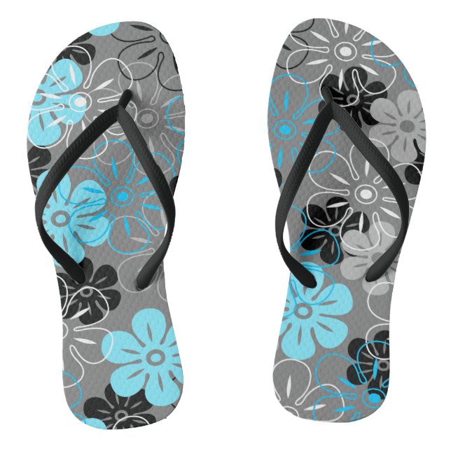 Tongs Pluie de fleurs Hawaiian Retro Floral (Semelle)