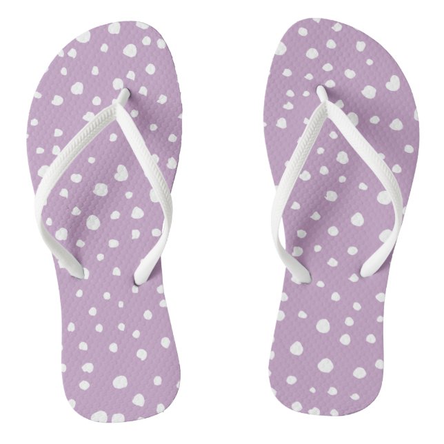 Tongs Points Dalmatiens Lilac, Points Dalmatiens, Pots D (Semelle)
