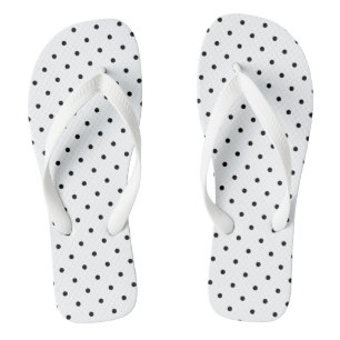 Tongs Points suisses en blanc   Sandales