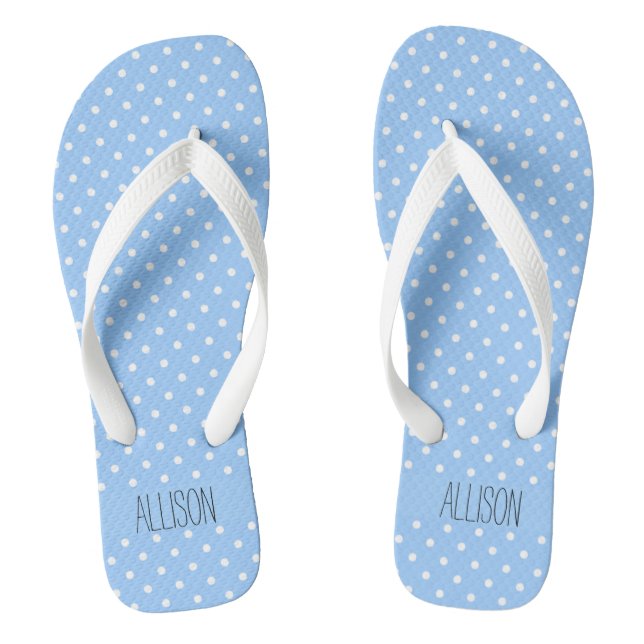 Tongs Pois blancs (Semelle)