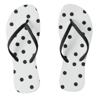 TONGS POIS NOIRS