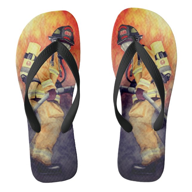 Tongs Pompier Flip Flops Fireman Beach Wear (Semelle)