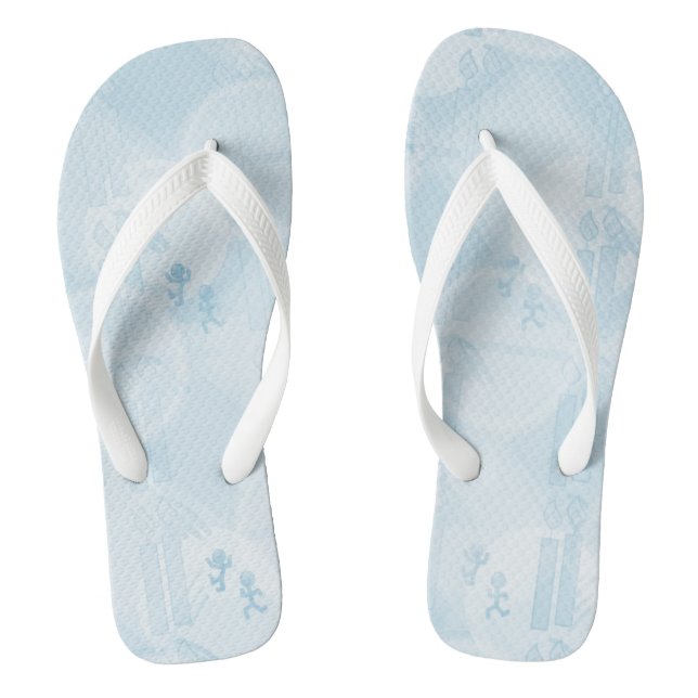 Tongs pour adultes, larges bretelles (Semelle)