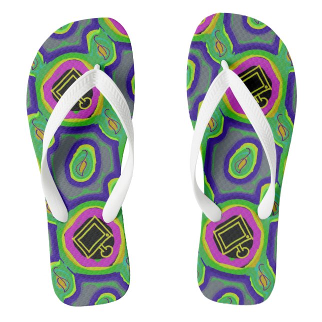Tongs pour adultes, larges sangles (Semelle)