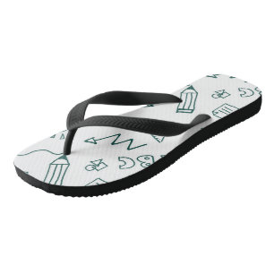Tongs pour adultes, larges sangles