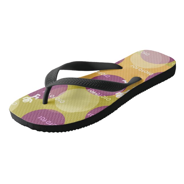 Tongs pour adultes, larges sangles (Incliné)