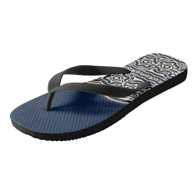 Tongs pour adultes, larges sangles (Incliné)